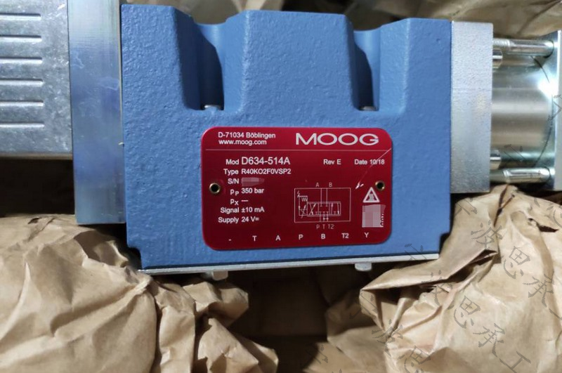美國(guó)穆格伺服閥D634-514A/R40K02FOVSP2